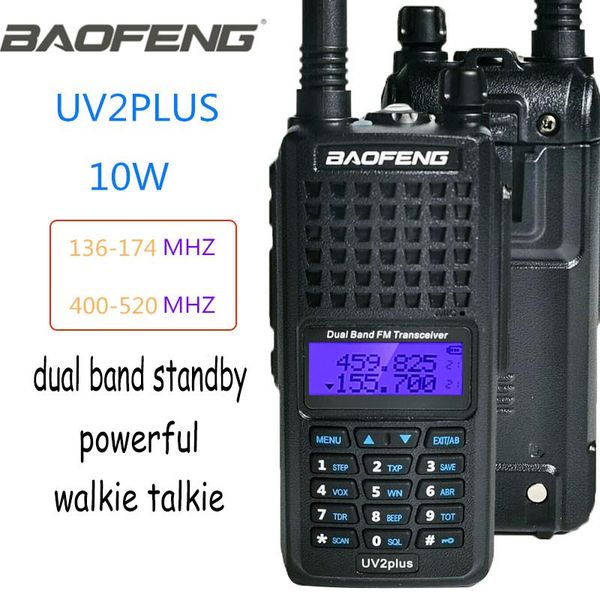 walkie talkie baofeng walkie-talkie 10w uv2plus uv2 plus cb ham u/vhf 136-174 400-520 mhz dual band two way radio hf fm transceiver 10 50 km
walkie talkie baofeng walkie-talkie 10w uv2plus uv2 plus cb ham u/vhf 136-174 400-520 mhz dual band two way radio hf fm transceiver 10 50 km