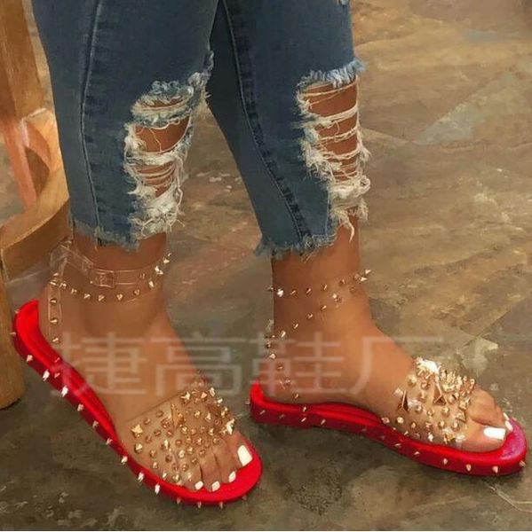 slippers women's explosions slippers2021european and american plus size sandals flat rivet shoes womens indoor, Black
slippers women's explosions slippers2021european and american plus size sandals flat rivet shoes womens indoor, Black