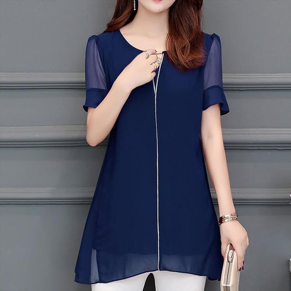 o neck summer women shirt plus size l 5xl short sleeve ruffle shirts chiffon blusa feminina 892h, White
o neck summer women shirt plus size l 5xl short sleeve ruffle shirts chiffon blusa feminina 892h, White