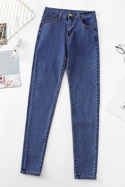 women's jeans xibusana high waist female autumn korean version of the straight slim slimming nine points pants feet pencil, Blue
women's jeans xibusana high waist female autumn korean version of the straight slim slimming nine points pants feet pencil, Blue