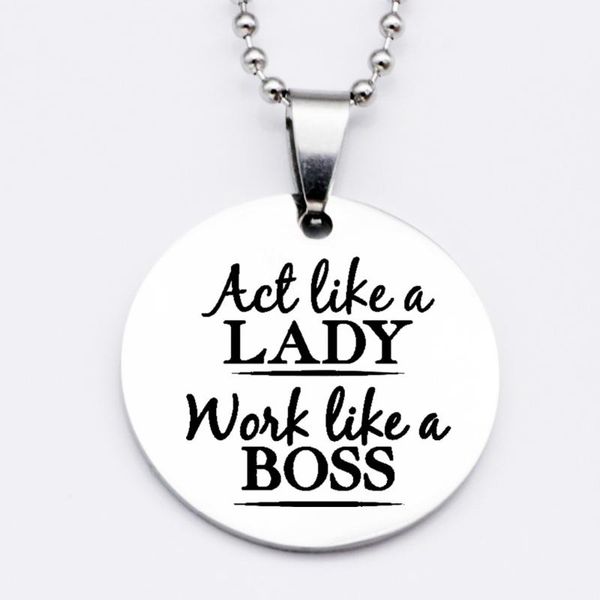 earrings & necklace act llike a lady, work like boss keychain girl stainless steel jewelry accept drop yp6151, Silver
earrings & necklace act llike a lady, work like boss keychain girl stainless steel jewelry accept drop yp6151, Silver