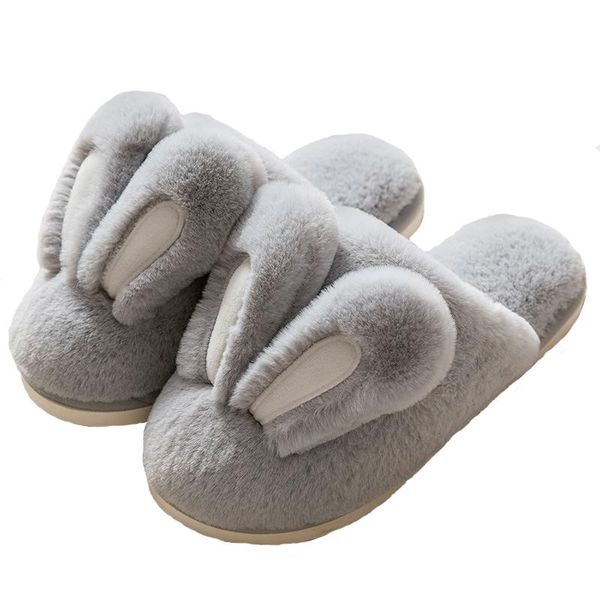 fashion women slippers winter warm fur shoes men couples ears soft sole home indoor ladies plush slides zapatillas, Black
fashion women slippers winter warm fur shoes men couples ears soft sole home indoor ladies plush slides zapatillas, Black
