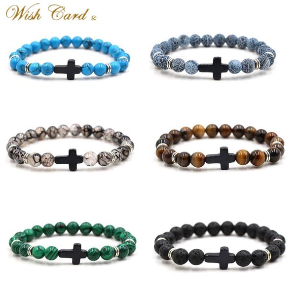 bangle wish card natural stone bead bracelet crucifix religious couple black and white lava tiger eye yoga elastic jewelry
bangle wish card natural stone bead bracelet crucifix religious couple black and white lava tiger eye yoga elastic jewelry