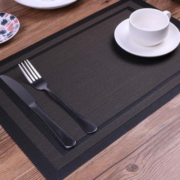 mats & pads 4 pcs/set home modern elegant pvc placemat dining table mat cafe anti-slip placemats bowl pad cup coasters
mats & pads 4 pcs/set home modern elegant pvc placemat dining table mat cafe anti-slip placemats bowl pad cup coasters