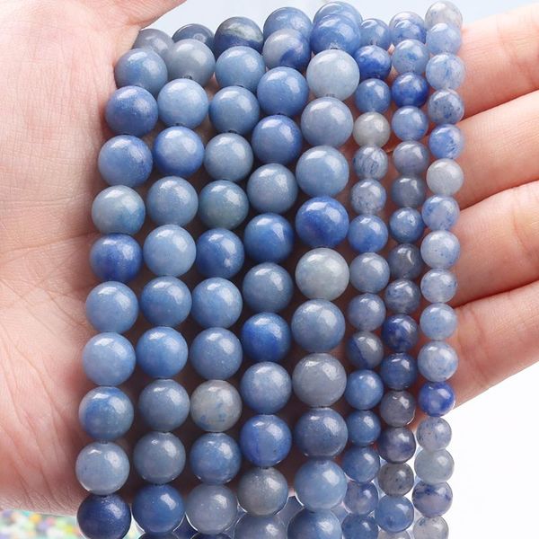 other natural stone beads round smooth loose for diy jewelry making bracelet blue aventurine
other natural stone beads round smooth loose for diy jewelry making bracelet blue aventurine
