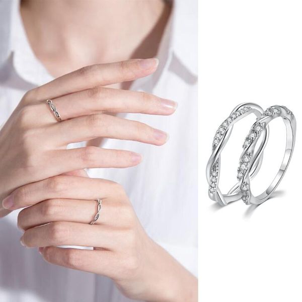 cluster rings temperament winding midi for women wedding engagement ring silver color zirconia gift girls fashion jewelry dzr018-23, Golden;silver
cluster rings temperament winding midi for women wedding engagement ring silver color zirconia gift girls fashion jewelry dzr018-23, Golden;silver