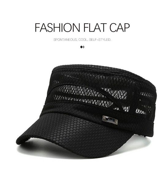 cycling caps & masks summer mesh outdoor sport quick drying military men breathable cadet army cap flat hat running baseball, Black
cycling caps & masks summer mesh outdoor sport quick drying military men breathable cadet army cap flat hat running baseball, Black