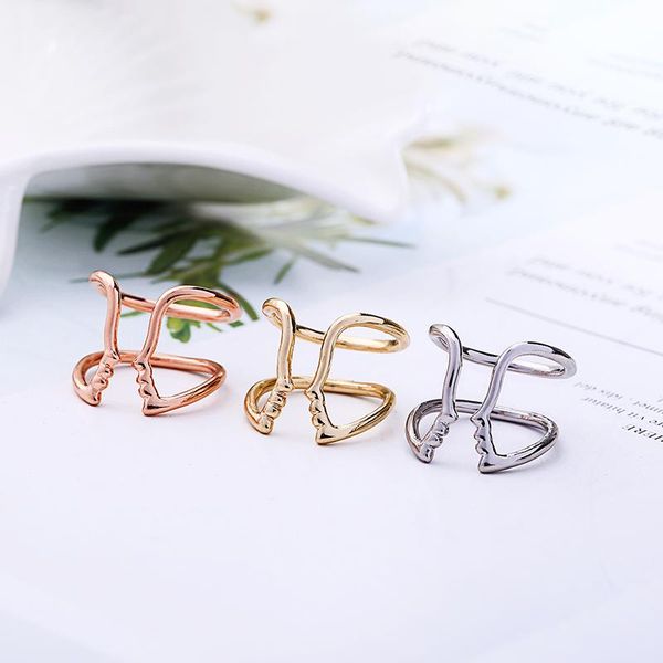 cluster rings balanbiu minimalism abstract lady faces irregular layered ring for women gifts three-color brass opening fashion accessory, Golden;silver
cluster rings balanbiu minimalism abstract lady faces irregular layered ring for women gifts three-color brass opening fashion accessory, Golden;silver