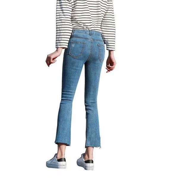 high waist jeans women autumn and winter 2021 fashion trend slim ankle length micro-flare denim pants plus size women's, Blue
high waist jeans women autumn and winter 2021 fashion trend slim ankle length micro-flare denim pants plus size women's, Blue