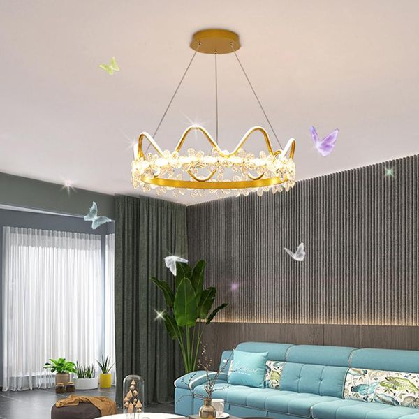 pendant lamps crown crystal chandelier living room affordable luxury creative bedroom simple led romantic and cozy princess art dining-ro
pendant lamps crown crystal chandelier living room affordable luxury creative bedroom simple led romantic and cozy princess art dining-ro