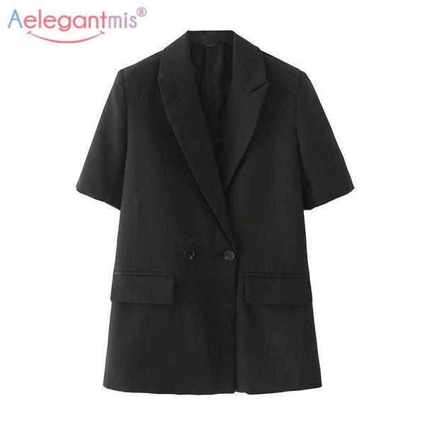 aelegantmis black loose office lady blazer women pockets short jacket female solid work korean fashion basis outwear ol 210607, White;black
aelegantmis black loose office lady blazer women pockets short jacket female solid work korean fashion basis outwear ol 210607, White;black
