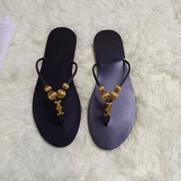 luxury designer sandals women slippers 2021 genuine leather fashion leisure beach flip-flops flat metal decoration slides, Black
luxury designer sandals women slippers 2021 genuine leather fashion leisure beach flip-flops flat metal decoration slides, Black