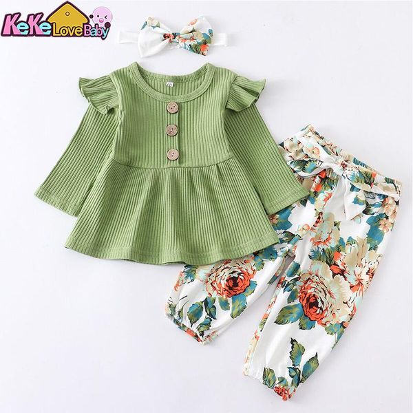 clothing sets autumn born baby girls set cotton long sleeve ruffles floral pants headband 3pcs toddler outfits infant clothes, White
clothing sets autumn born baby girls set cotton long sleeve ruffles floral pants headband 3pcs toddler outfits infant clothes, White