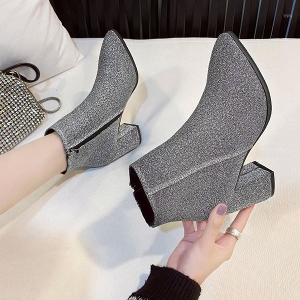 boots wdhkun women bling sequin ankle fashion high heel zip solid silver wedding heels short botas mujer1 icp9, Black
boots wdhkun women bling sequin ankle fashion high heel zip solid silver wedding heels short botas mujer1 icp9, Black