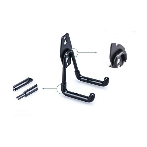 hooks & rails metal with screws black color wall mount garage bike hanger hook heavy duty kitchen storage organizers tools 5 styles
hooks & rails metal with screws black color wall mount garage bike hanger hook heavy duty kitchen storage organizers tools 5 styles