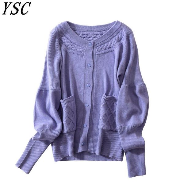women's sweaters ysc 2021 wholesale price fashion ladies knitted cashmere wool cardigan curled collar bishop sleeve buckle pure color, White;black
women's sweaters ysc 2021 wholesale price fashion ladies knitted cashmere wool cardigan curled collar bishop sleeve buckle pure color, White;black