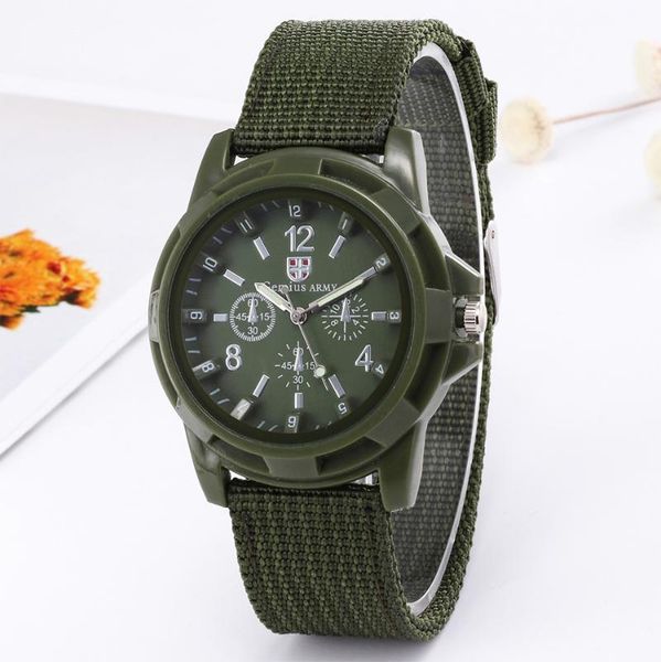 wristwatches men nylon band military watch gemius army quartz movement sports casual relogio mascul, Slivery;brown
wristwatches men nylon band military watch gemius army quartz movement sports casual relogio mascul, Slivery;brown