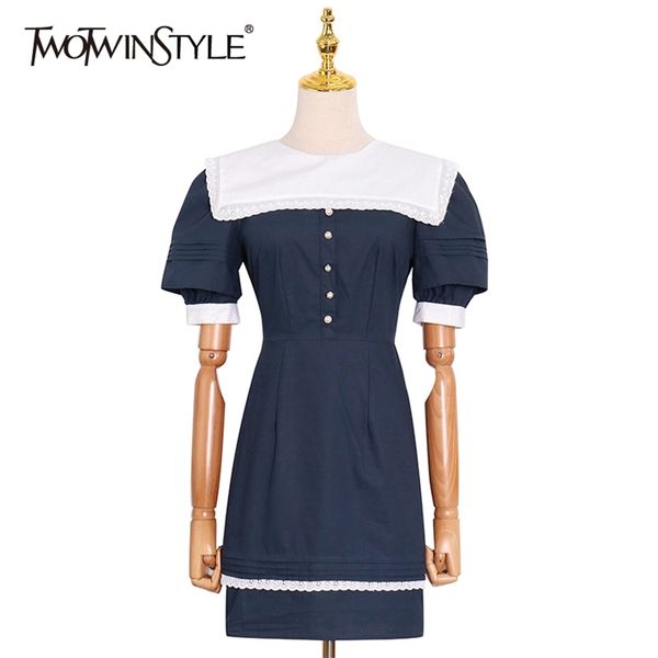 elegant hit color dress for women o neck short sleeve high waist patchwork mini dresses female fashion style 210520, Black;gray
elegant hit color dress for women o neck short sleeve high waist patchwork mini dresses female fashion style 210520, Black;gray