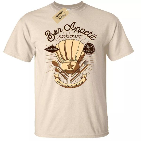 vintage cocinar camiseta hombre bon appetit chef cocinero regalo restaurante, White;black
vintage cocinar camiseta hombre bon appetit chef cocinero regalo restaurante, White;black