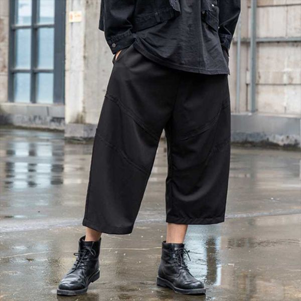 men's pants straight spring/summer retro japanese simple pure color couples with the same casual loose, Black
men's pants straight spring/summer retro japanese simple pure color couples with the same casual loose, Black