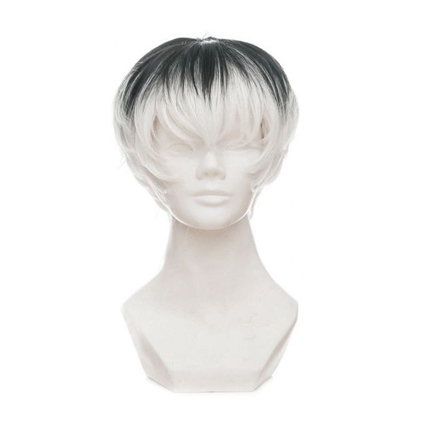 tokyo ghoul re kaneki ken sasaki haise black white mix short heat-resistant fiber hair pelucas anime cosplay costume wigs + wig
tokyo ghoul re kaneki ken sasaki haise black white mix short heat-resistant fiber hair pelucas anime cosplay costume wigs + wig