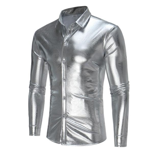 men's casual shirts style personalized nightclub bright color shirt, long sleeve shirt, White;black
men's casual shirts style personalized nightclub bright color shirt, long sleeve shirt, White;black