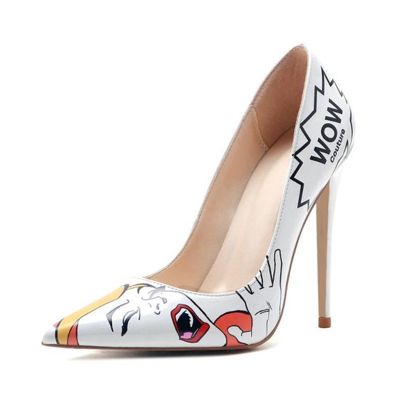dress shoes cartoon printed girls european fashion banquet high heels patent leather shallow mouth pointed graffiti stiletto, Black
dress shoes cartoon printed girls european fashion banquet high heels patent leather shallow mouth pointed graffiti stiletto, Black