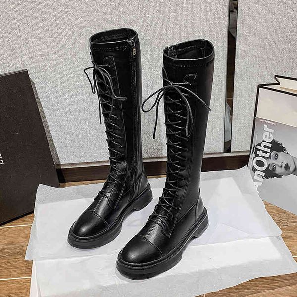 boots boots women's martin high elastic thick soled knight below knee strap luxury goods designer lxei, Black
boots boots women's martin high elastic thick soled knight below knee strap luxury goods designer lxei, Black