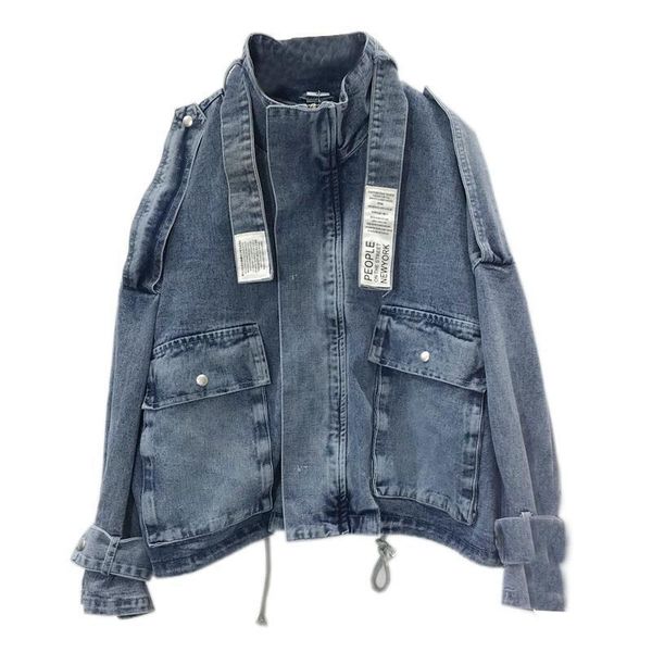 women's jackets 2021 large size korean version denim jacket women spring autumn loose retro port jk179, Black;brown
women's jackets 2021 large size korean version denim jacket women spring autumn loose retro port jk179, Black;brown