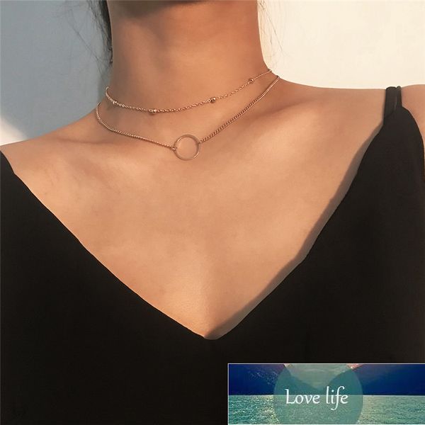 baru fashion modern kalung dua lapisan bulat warna emas perhiasan untuk wanita, Golden;silver
baru fashion modern kalung dua lapisan bulat warna emas perhiasan untuk wanita, Golden;silver