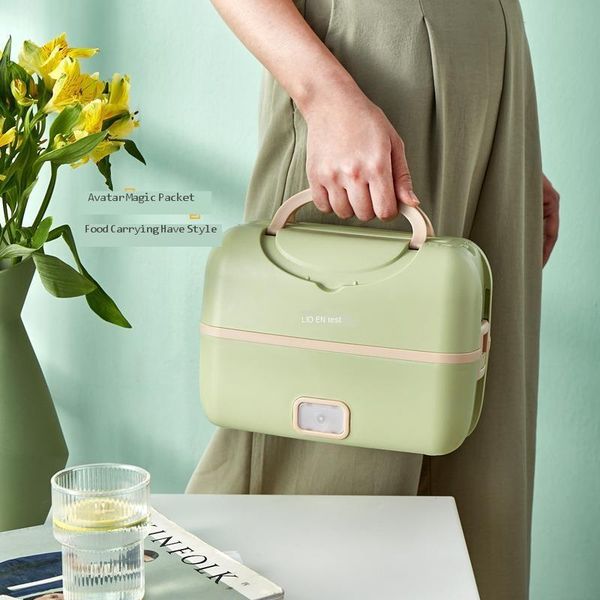 dinnerware sets electric heating insulation lunch box portable double-layer bento office worker with rice artifact one-touch switch simple
dinnerware sets electric heating insulation lunch box portable double-layer bento office worker with rice artifact one-touch switch simple
