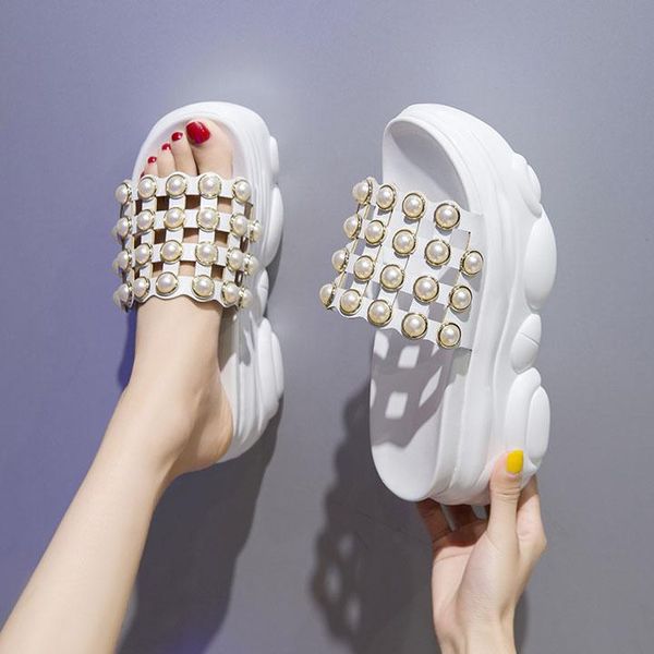 platform rhinestone sandals slippers women slides shoes wedge string bead beach summe, Black
platform rhinestone sandals slippers women slides shoes wedge string bead beach summe, Black