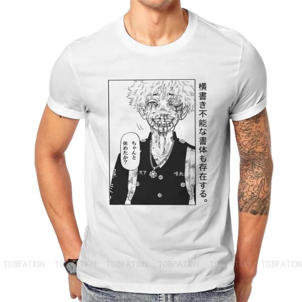 men's t-shirts takemichi tokyo revengers japanese crossing anime t shirt classic gothic large crewneck sell harajuku clothing, White;black
men's t-shirts takemichi tokyo revengers japanese crossing anime t shirt classic gothic large crewneck sell harajuku clothing, White;black
