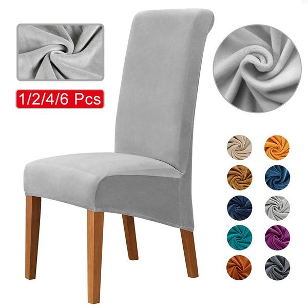 1/2/4/6 pieces velvet fabric xl size chair cover big high back covers long seat case for dining room
1/2/4/6 pieces velvet fabric xl size chair cover big high back covers long seat case for dining room