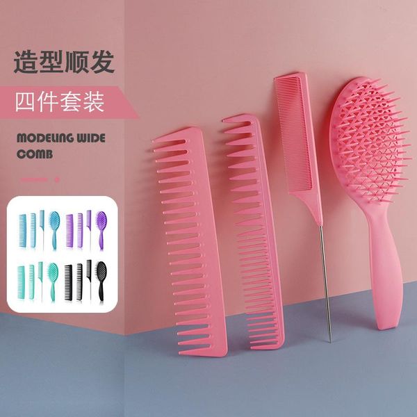 4pcs/set hair massage comb pro salon care styling tool anti-static hairbrush hairdressing tools smooth y0507 brushes, Silver
4pcs/set hair massage comb pro salon care styling tool anti-static hairbrush hairdressing tools smooth y0507 brushes, Silver