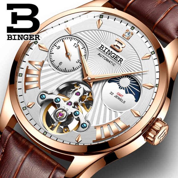 switzerland mechanical watches men binger fashion skeleton pulse automatic clock waterproof relogio masculino b-1186-6, Slivery;brown
switzerland mechanical watches men binger fashion skeleton pulse automatic clock waterproof relogio masculino b-1186-6, Slivery;brown