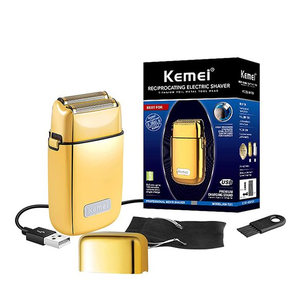 kemei all-metal electric shavers men electric razor rechargeable beard shaver floating hair trimmer face care shaving machinea15
kemei all-metal electric shavers men electric razor rechargeable beard shaver floating hair trimmer face care shaving machinea15