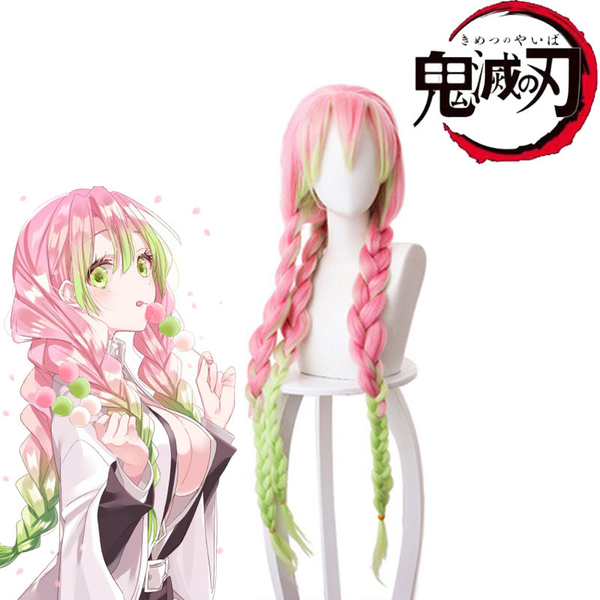 costume accessories anime demon slayer kanroji mitsuri kimetsu no yaiba women cosplay wig green pink colorful hair braids hair cosplay acces, Silver
costume accessories anime demon slayer kanroji mitsuri kimetsu no yaiba women cosplay wig green pink colorful hair braids hair cosplay acces, Silver