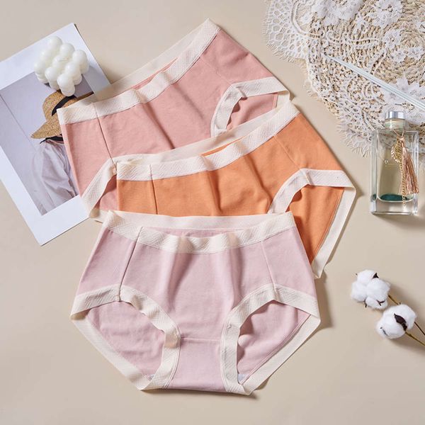 pure cotton underwear, women's middle waist high elastic naked feeling, comfortable, breathable, soft crotch girls' briefs, Black;pink
pure cotton underwear, women's middle waist high elastic naked feeling, comfortable, breathable, soft crotch girls' briefs, Black;pink