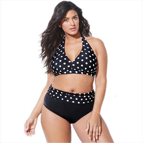 Plus Size Bikini For Chubby Womens Swimwears Big Women Vintage High Waist Polka Dot Bikinis Swim Bathing Suit Print Helter, White;black
Plus Size Bikini For Chubby Womens Swimwears Big Women Vintage High Waist Polka Dot Bikinis Swim Bathing Suit Print Helter, White;black