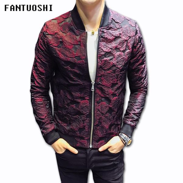 men's jackets 2021 men spring autumn casual jacket slim printing and coat mens stander collar veste homme red black, Black;brown
men's jackets 2021 men spring autumn casual jacket slim printing and coat mens stander collar veste homme red black, Black;brown
