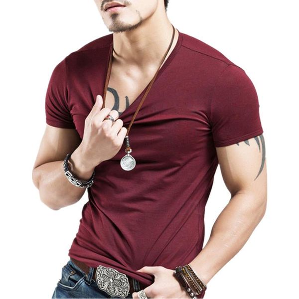 men's t-shirt 2021 summer pure color casual fashion clothing stretch slim round neck short sleeve t-shirts, White;black
men's t-shirt 2021 summer pure color casual fashion clothing stretch slim round neck short sleeve t-shirts, White;black