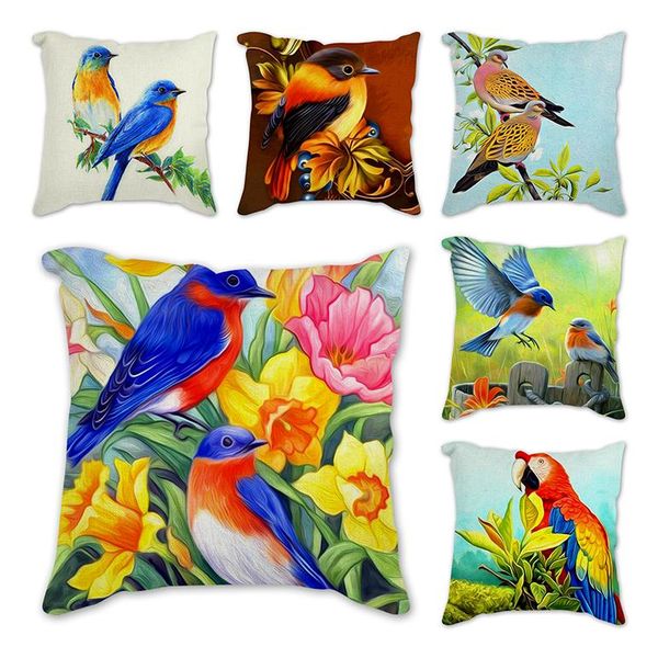 cushion/decorative pillow vintage europe birds parrot animals cushion cover decor cartoon case for sofa home car soft plush pillowcase flowe
cushion/decorative pillow vintage europe birds parrot animals cushion cover decor cartoon case for sofa home car soft plush pillowcase flowe
