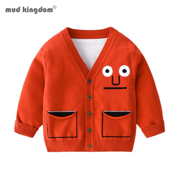 mudkingdom toddler kids sweaters long sleeve autumn fashion boys girls cardigan funny cartoon v-neck sweater 210615, Blue
mudkingdom toddler kids sweaters long sleeve autumn fashion boys girls cardigan funny cartoon v-neck sweater 210615, Blue