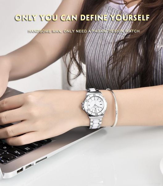 wristwatches ladies watch pagani design ceramic bracelet waterproof brand fashion sports clock relogio feminino, Slivery;brown
wristwatches ladies watch pagani design ceramic bracelet waterproof brand fashion sports clock relogio feminino, Slivery;brown