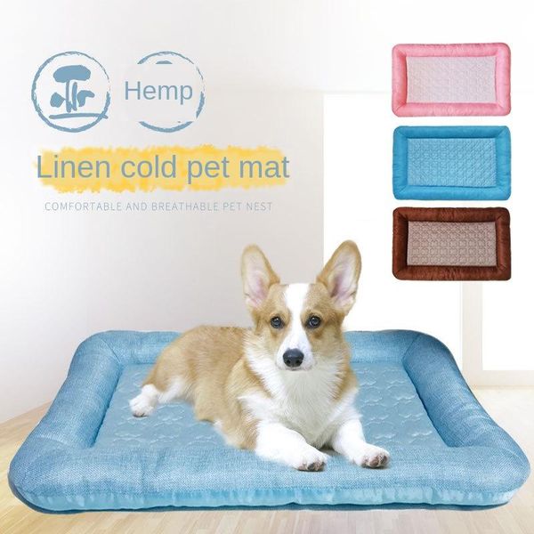 kennels & pens pet bed dog summer cooling mat cat small and medium non-slip sleeping linen puppy
kennels & pens pet bed dog summer cooling mat cat small and medium non-slip sleeping linen puppy