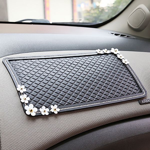 car dashboard flower diamond anti-slip mat for phone sunglasses holder sticky pad non slip mat car interior decor accessories
car dashboard flower diamond anti-slip mat for phone sunglasses holder sticky pad non slip mat car interior decor accessories