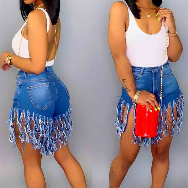 plus size s-3xl tassel casual denim shorts women elastic high waist short jeans summer streetwear fashion trousers 210304, White;black
plus size s-3xl tassel casual denim shorts women elastic high waist short jeans summer streetwear fashion trousers 210304, White;black