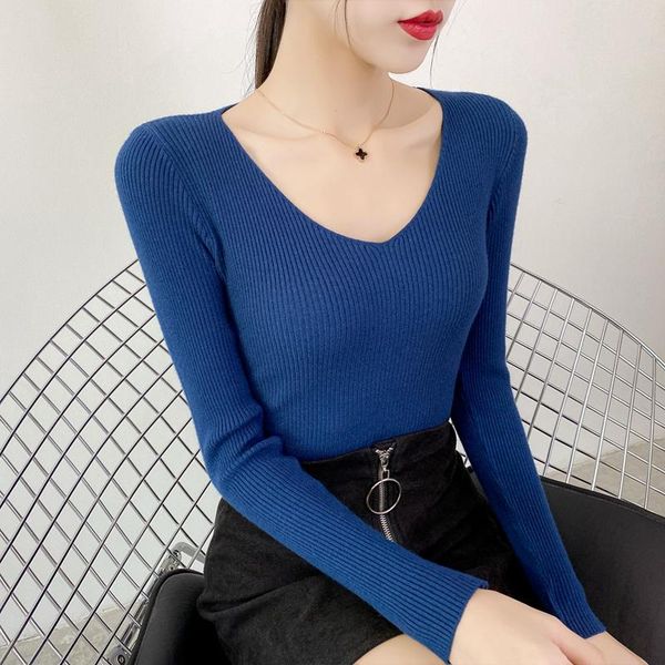 chic casual autumn winter basic sweater pullovers women v-neck solid knit slim pullover female long sleeve warm khaki women's sweaters, White;black
chic casual autumn winter basic sweater pullovers women v-neck solid knit slim pullover female long sleeve warm khaki women's sweaters, White;black