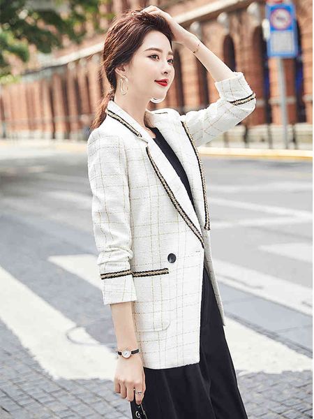 suit suit double white breasted black female plaid blazer with fashionable women's jacket outwear loose girl jackets, White;black
suit suit double white breasted black female plaid blazer with fashionable women's jacket outwear loose girl jackets, White;black